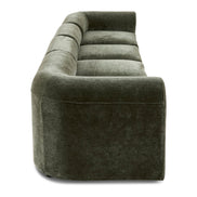 Tully 4 Seater Modular Sofa Olive