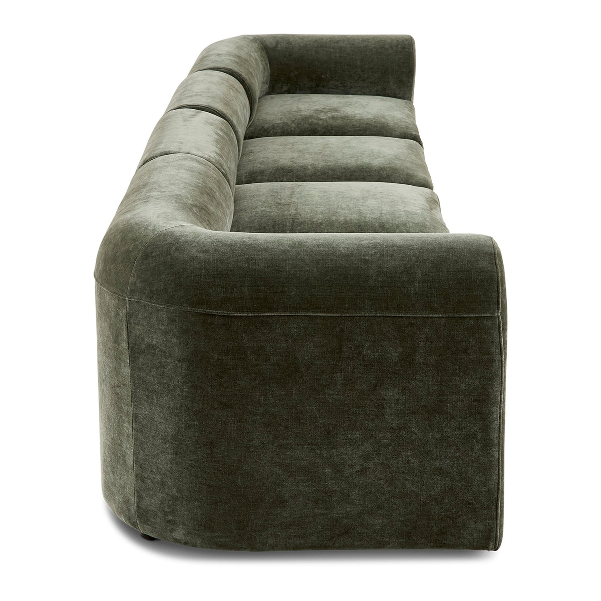 Tully 4 Seater Modular Sofa Olive