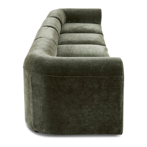 Tully 4 Seater Modular Sofa Olive