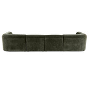 Tully 4 Seater Modular Sofa Olive