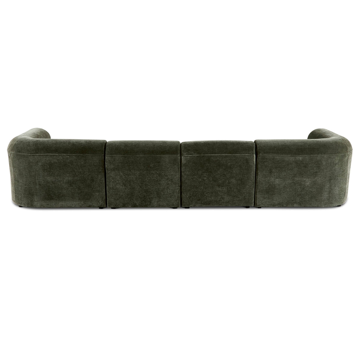 Tully 4 Seater Modular Sofa Olive