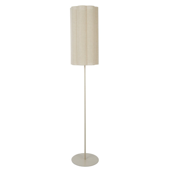 Amalfi Talstone Linen Floor Lamp Beige