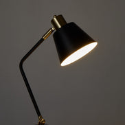 Amalfi Ford Metal Table Lamp Black