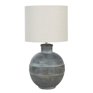 Amalfi Dashiell Ceramic Table Lamp Black