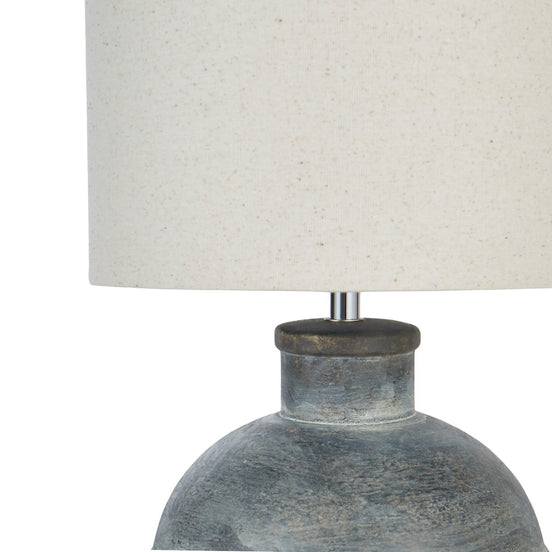 Amalfi Dashiell Ceramic Table Lamp Black