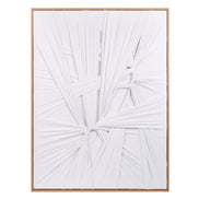 Amalfi Fabric Weave Wall Art White