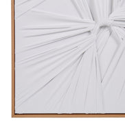 Amalfi Fabric Weave Wall Art White