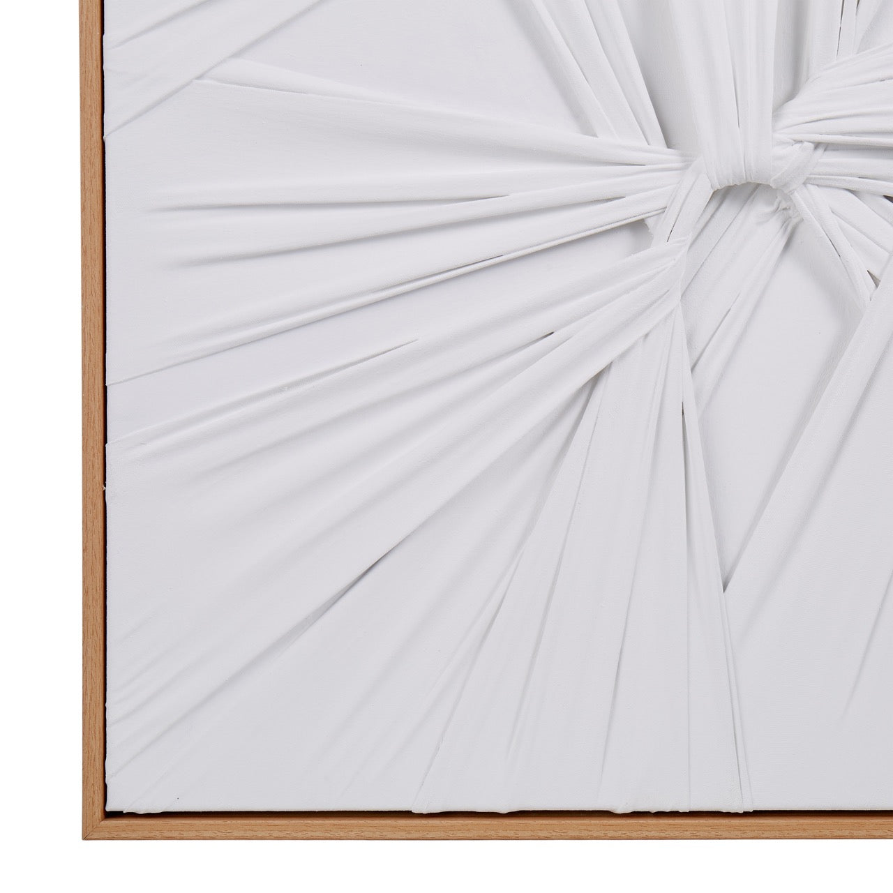 Amalfi Fabric Weave Wall Art White