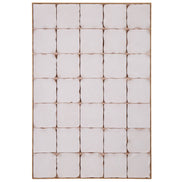 Gingham Tile Hand Painted Wall Art Multi-Coloured