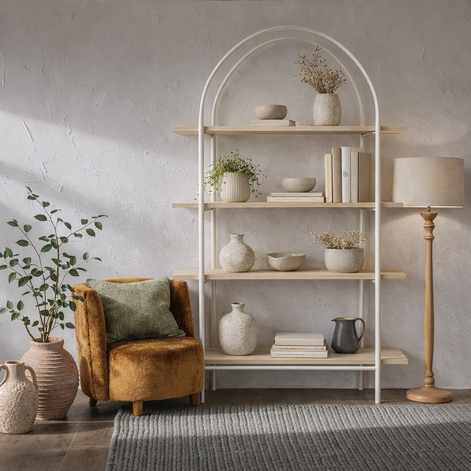 Anders 4 Wood Shelves