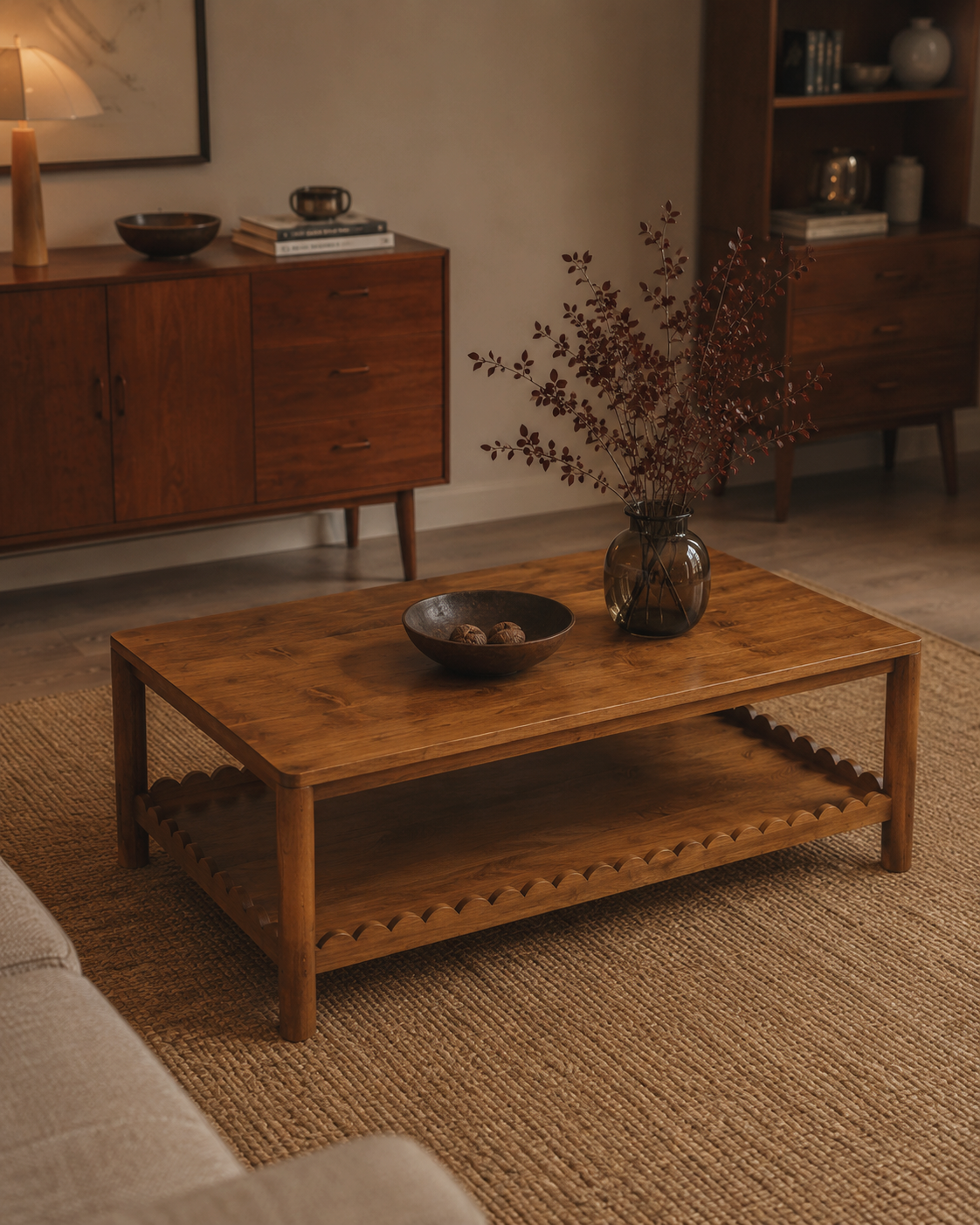 Boletto Wood Coffee Table