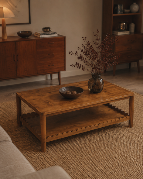 Boletto Wood Coffee Table