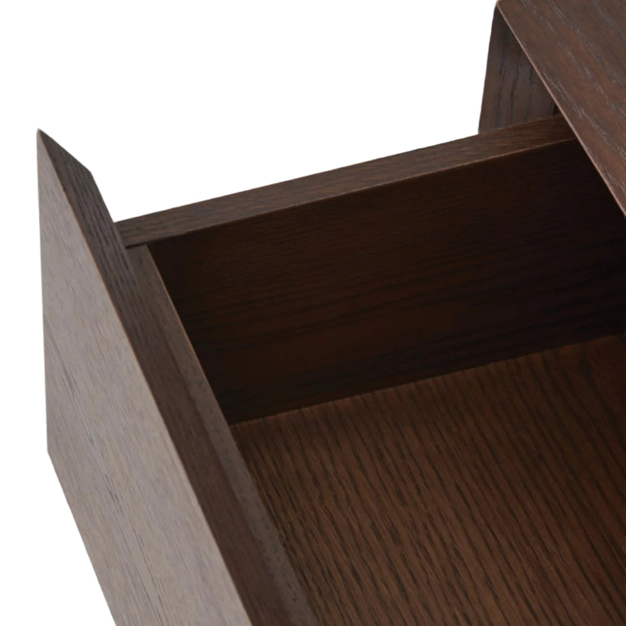 Compound Bedside Table - Dark Oak