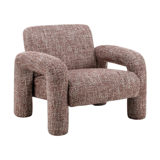 Matilda Armchair Chocolate Chunky Chenille Espresso