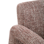 Matilda Armchair Chocolate Chunky Chenille Espresso