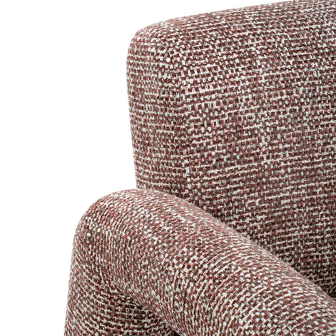 Matilda Armchair Chocolate Chunky Chenille Espresso
