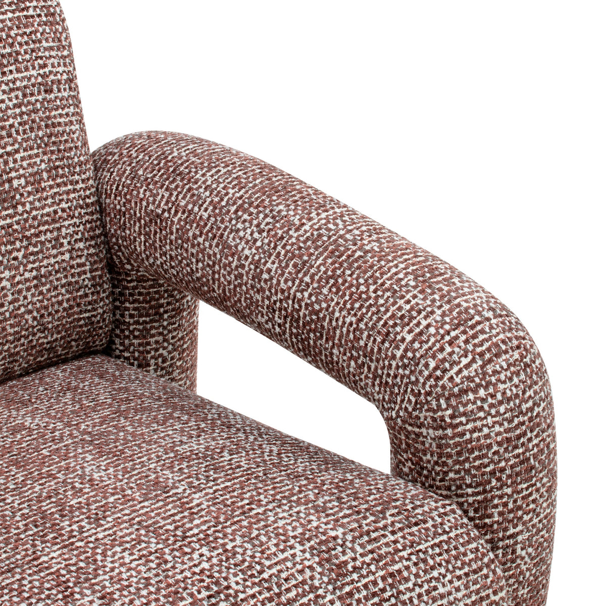 Matilda Armchair Chocolate Chunky Chenille Espresso