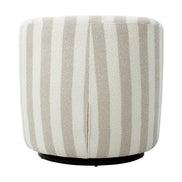 Sadie Swivel Armchair Natural Stripe
