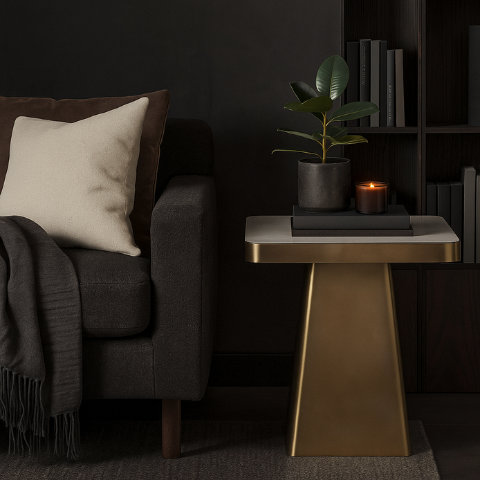 Dutton Side Table Gold