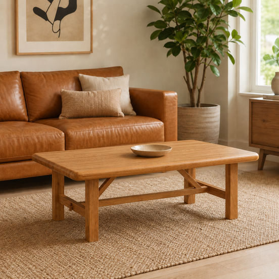 Eden Elm Wood Coffee Table