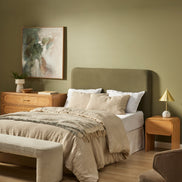 Amalfi Renzo Easy Wash Queen Bedhead Green
