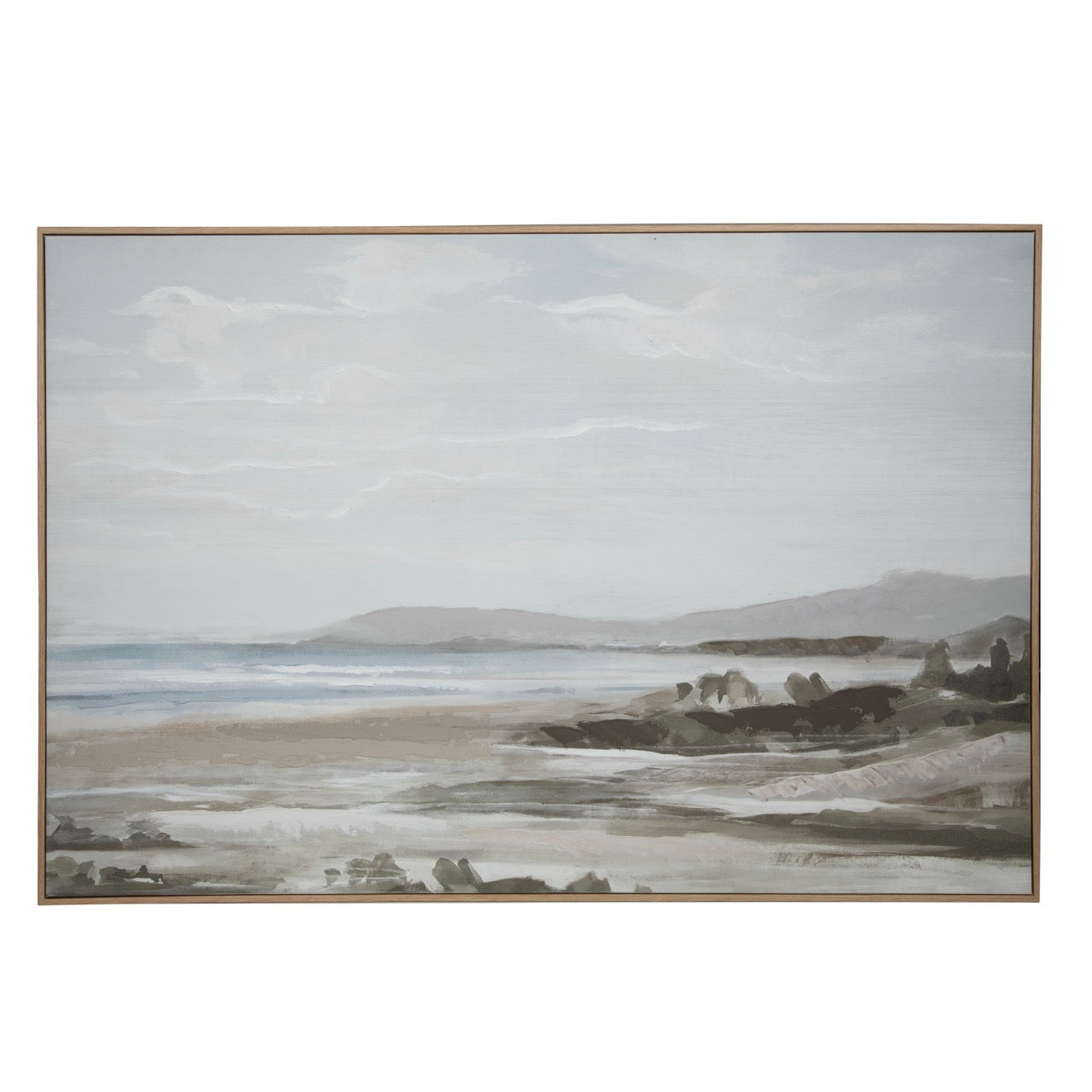 Amalfi Apollo Hand Painted Wall Art Blue
