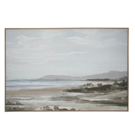 Amalfi Apollo Hand Painted Wall Art Blue