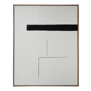 Gabel Hand Painted Wall Art Cream