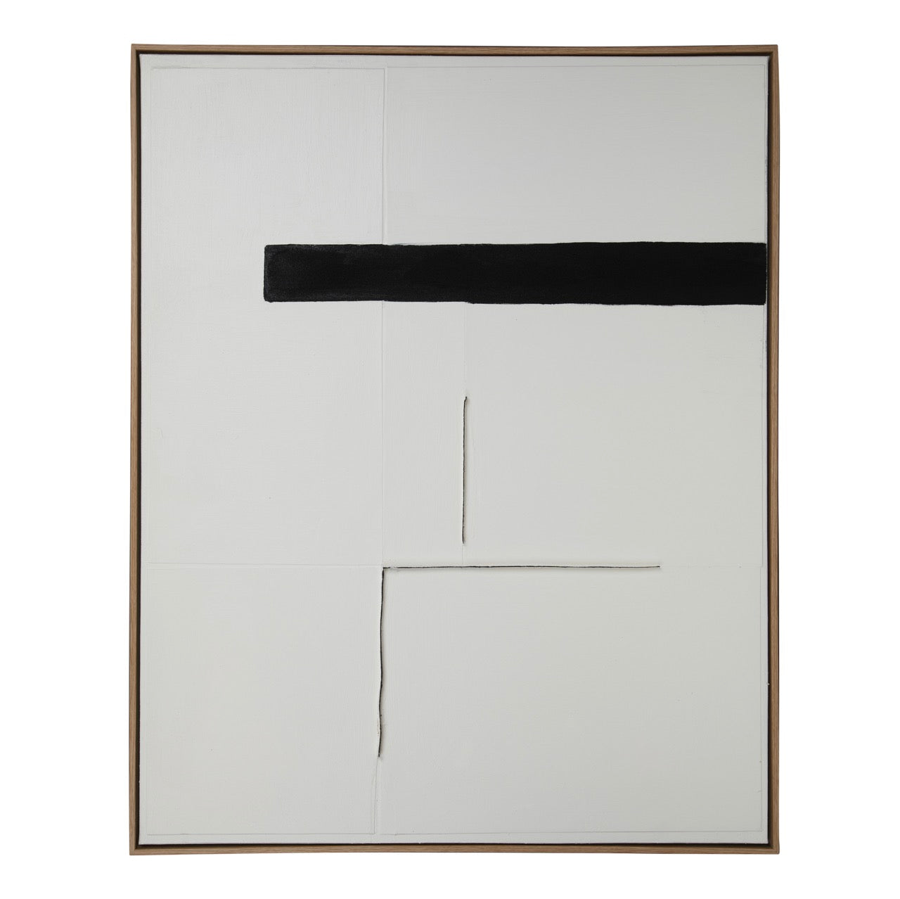 Gabel Hand Painted Wall Art Cream