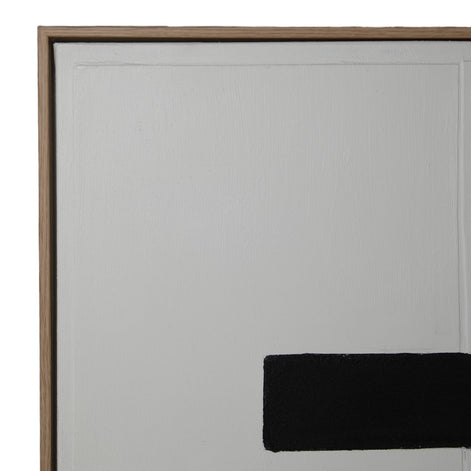 Gabel Hand Painted Wall Art Cream