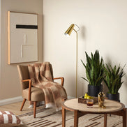 Gabel Hand Painted Wall Art Cream