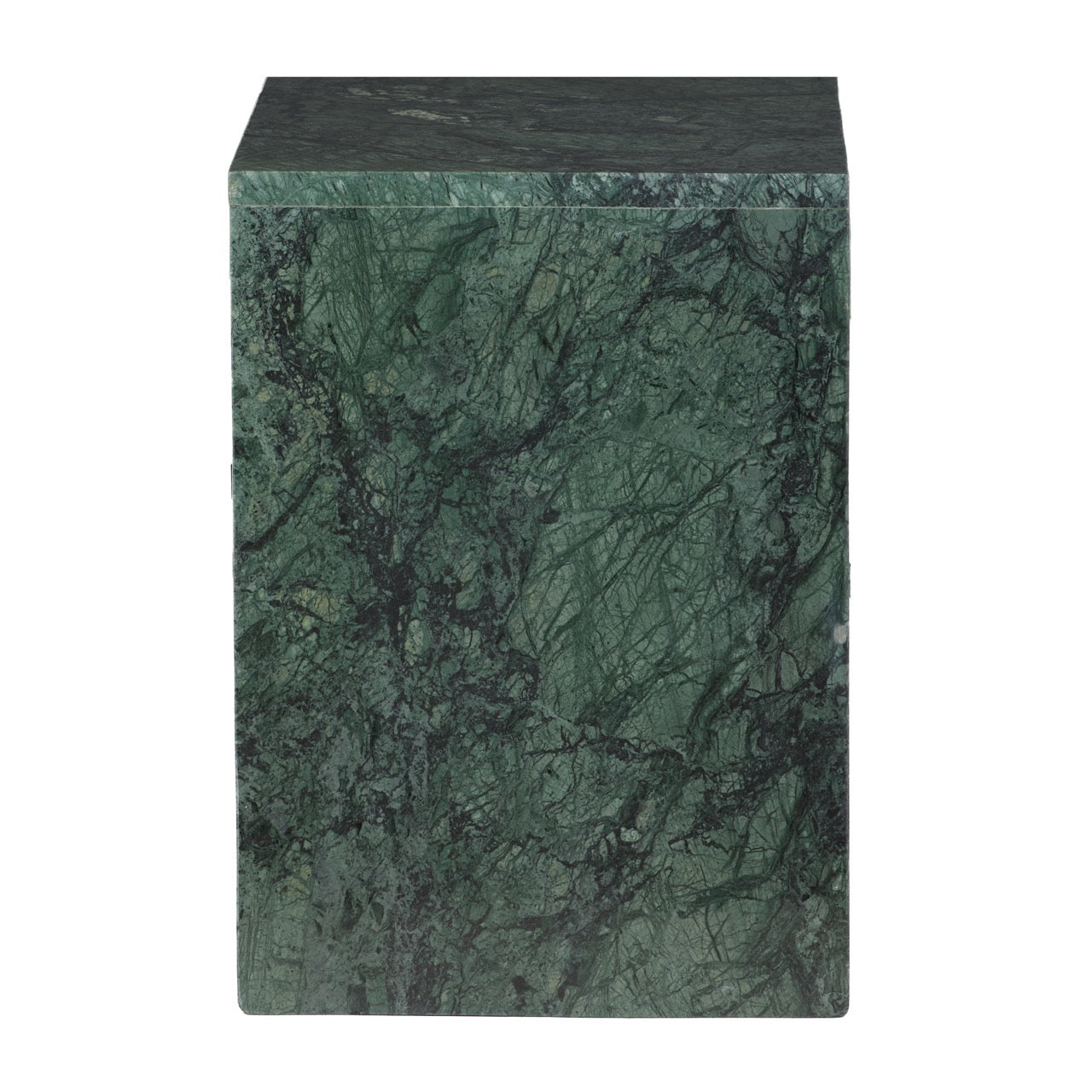 Blaire Side Table Green & Walnut