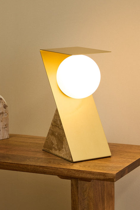 Grand Designs Sabi Table Lamp Brown