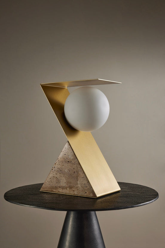 Grand Designs Sabi Table Lamp Brown