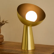 Grand Designs Hugh Table Lamp Gold