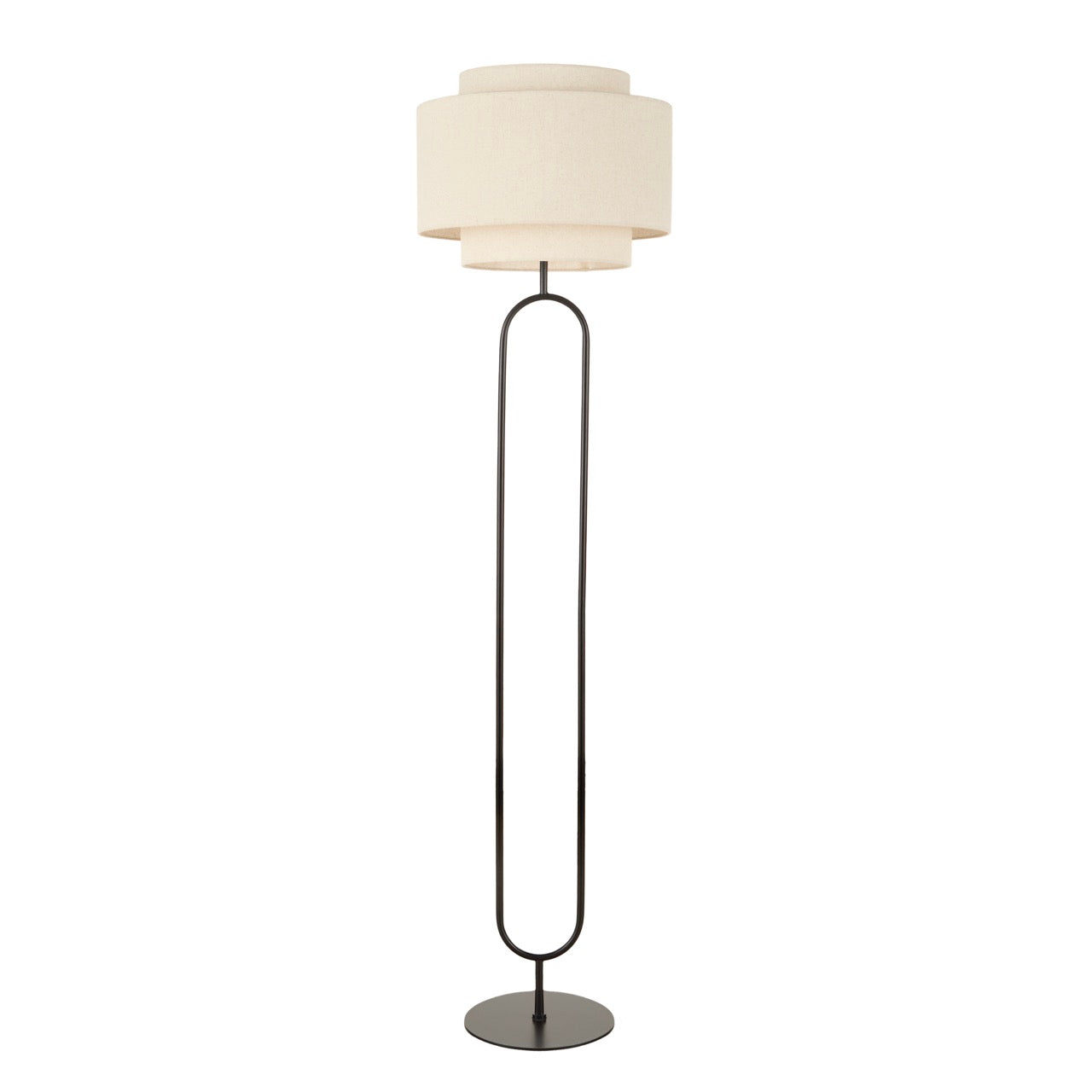Amalfi Harvey Floor Lamp Black