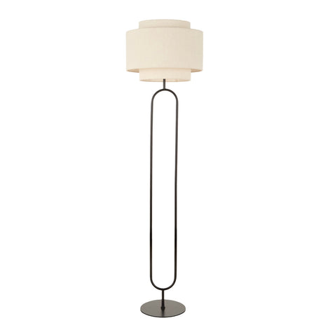 Amalfi Harvey Floor Lamp Black