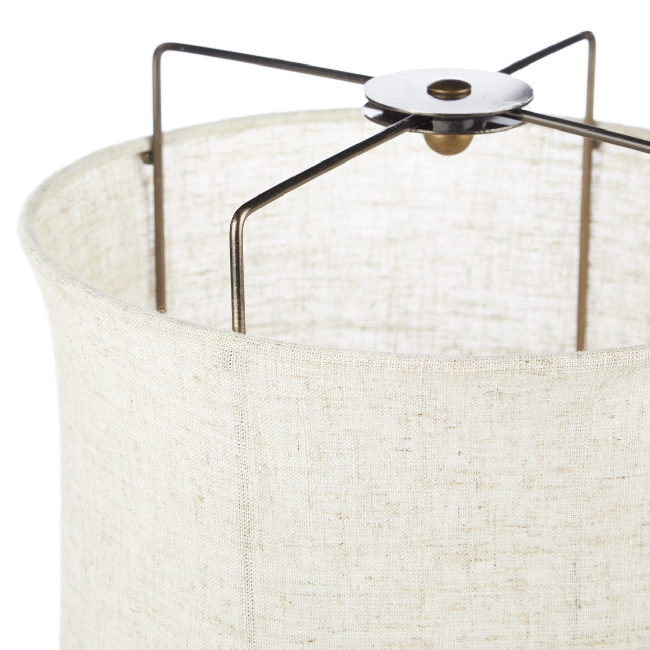 Amalfi Paden Linen Table Lamp Antique Bronze