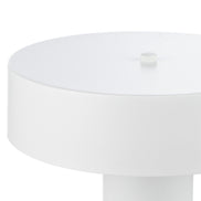 Amalfi Thiago Metal Table Lamp White