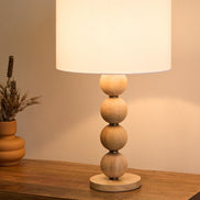 Amalfi Terrance Wood Table Lamp Natural