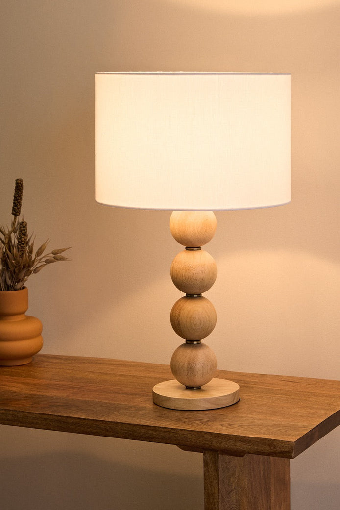 Amalfi Terrance Wood Table Lamp Natural