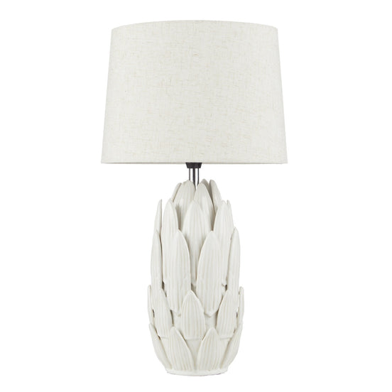 Society Home Selia Ceramic Table Lamp Cream