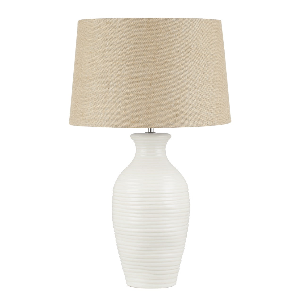 Amalfi Sevyn Ceramic Table Lamp White