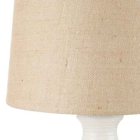 Amalfi Sevyn Ceramic Table Lamp White
