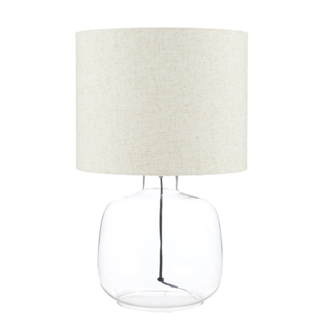 Amalfi Tobit Glass Table Lamp Clear