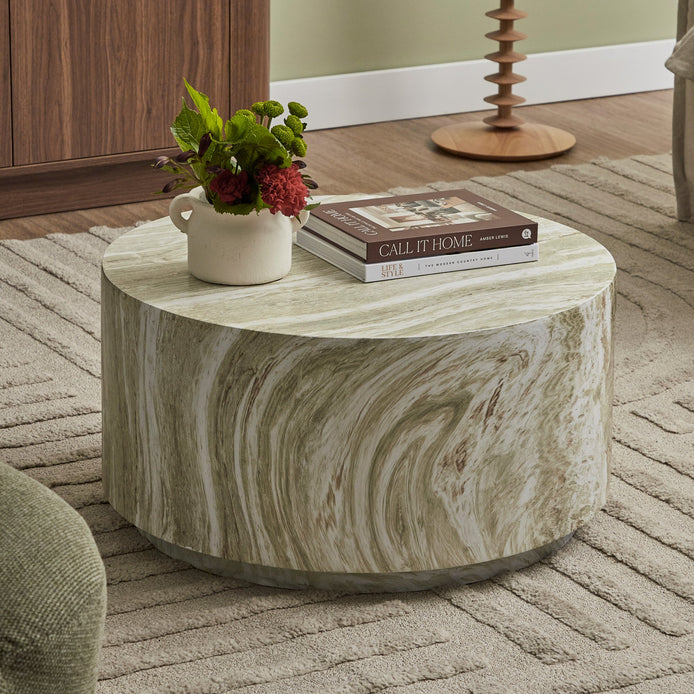Elena Marble Look Coffee Table