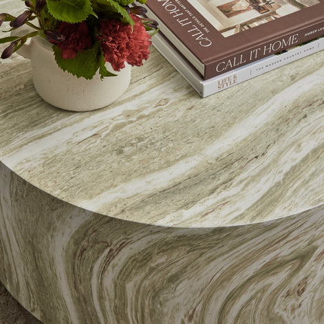 Elena Marble Look Coffee Table