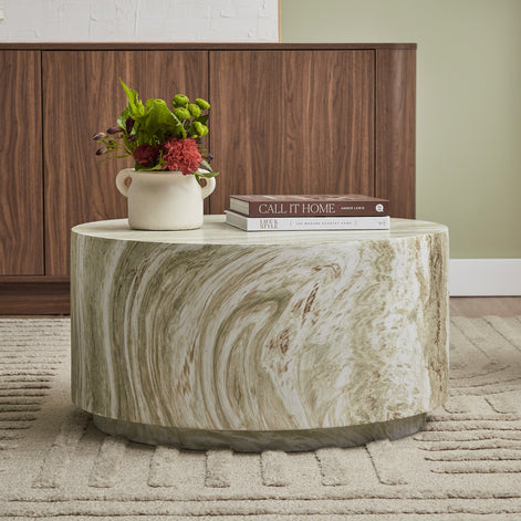 Elena Marble Look Coffee Table