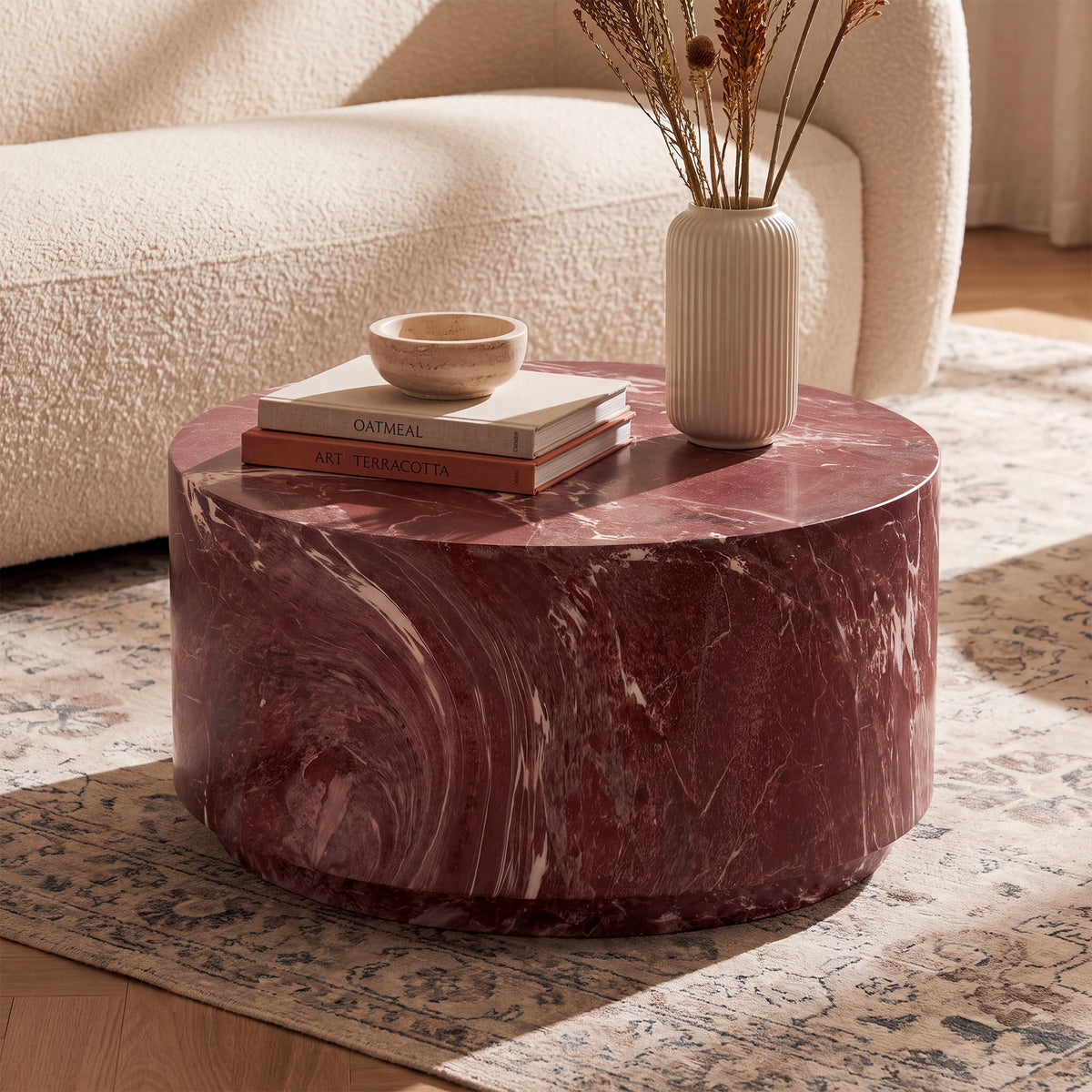 Elena Marble Look Coffee Table
