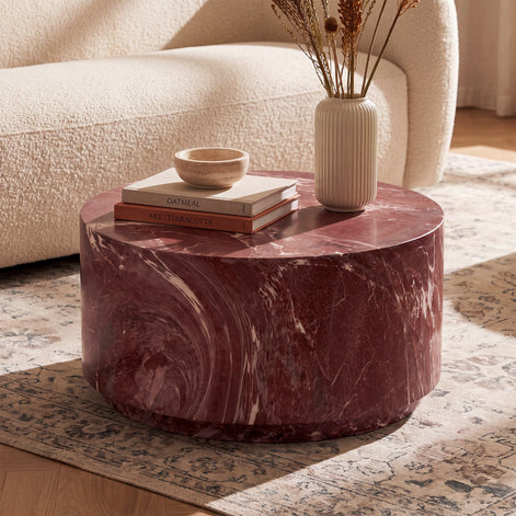 Elena Marble Look Coffee Table